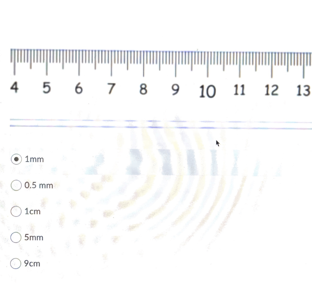 Solved What is the instrument resolution of the depicted