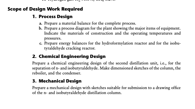 F.1 ETHYLHEXANOL FROM PROPYLENE AND SYNTHESIS GAS The | Chegg.com