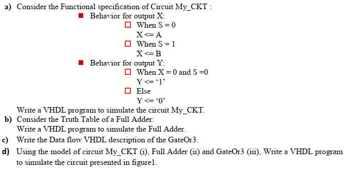 Question 1 Consider the following circuit: U с My_CKT | Chegg.com