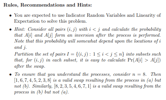 Solved 4 Let A[1..n] Be An Array Of N Distinct Numbers. I...