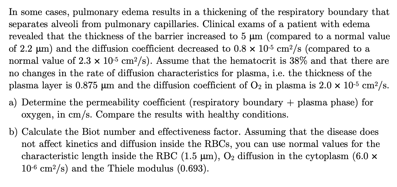 S
olved In some cases, pulmonary edema results in a