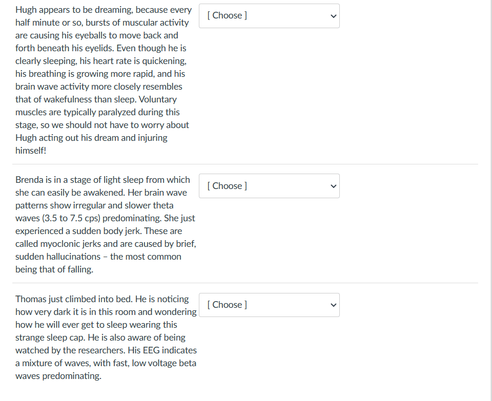 Solved Welcome to our Sleep Study Laboratory! We have | Chegg.com