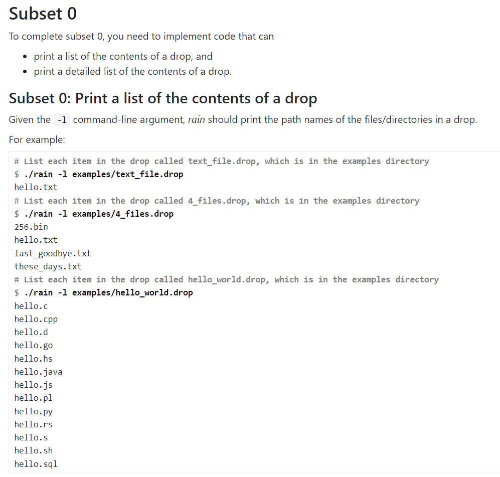 Solved Subset 0 To complete subset 0 , you need to implement