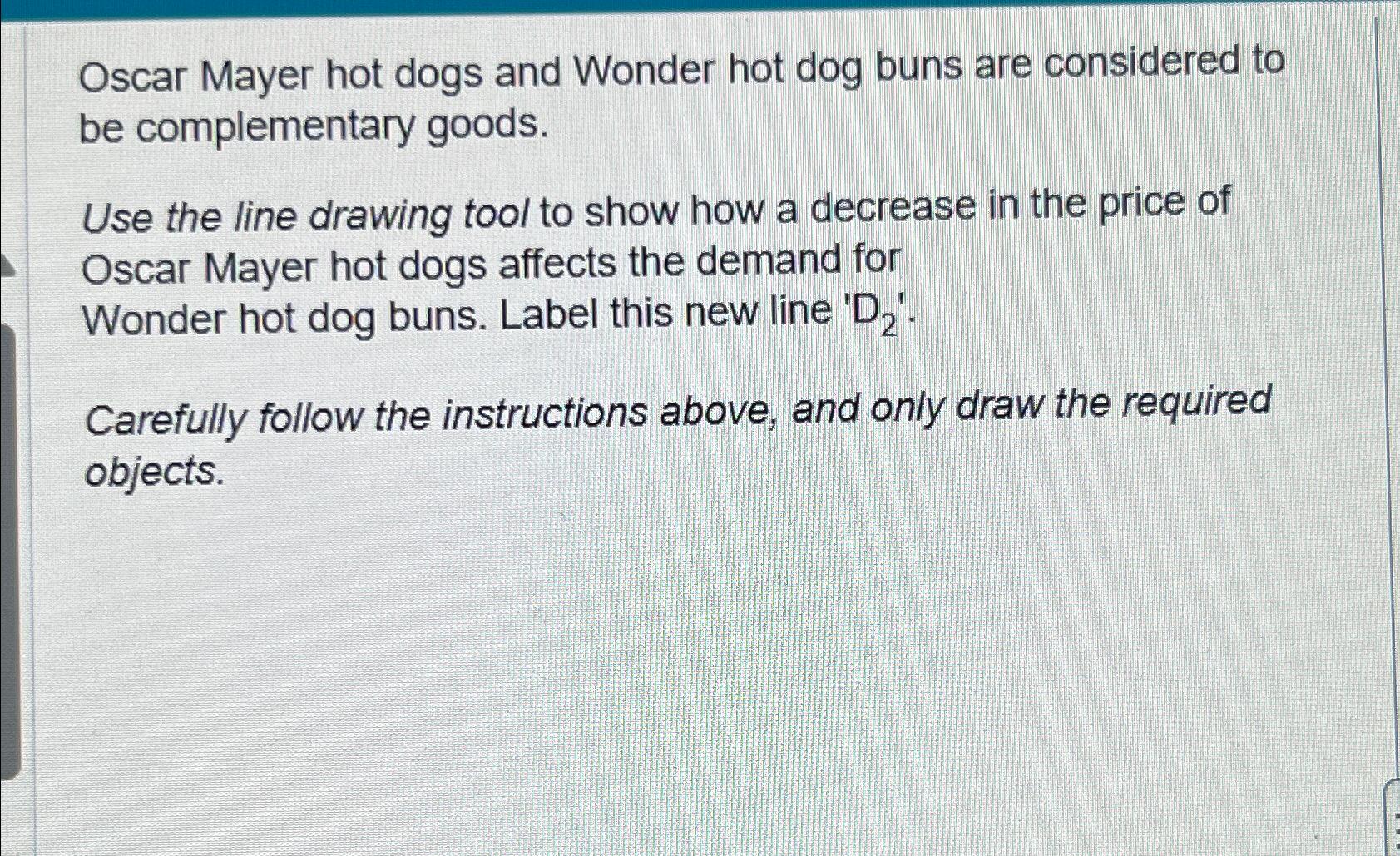 Solved Oscar Mayer hot dogs and Wonder hot dog buns are