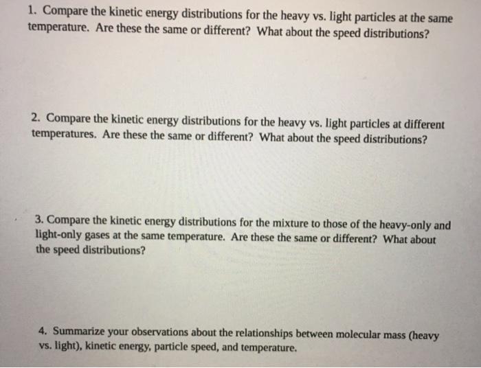 Solved Part II Energy and Speed Sketch and compare
