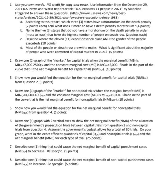 1. Use your own words. No credit for copyandpaste