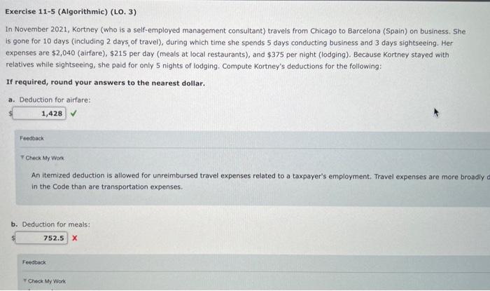 Solved In November 2021, Korthey (who is a self-employed | Chegg.com