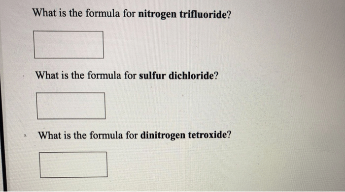 Solved What Is The Name Of The Compound With The Formula