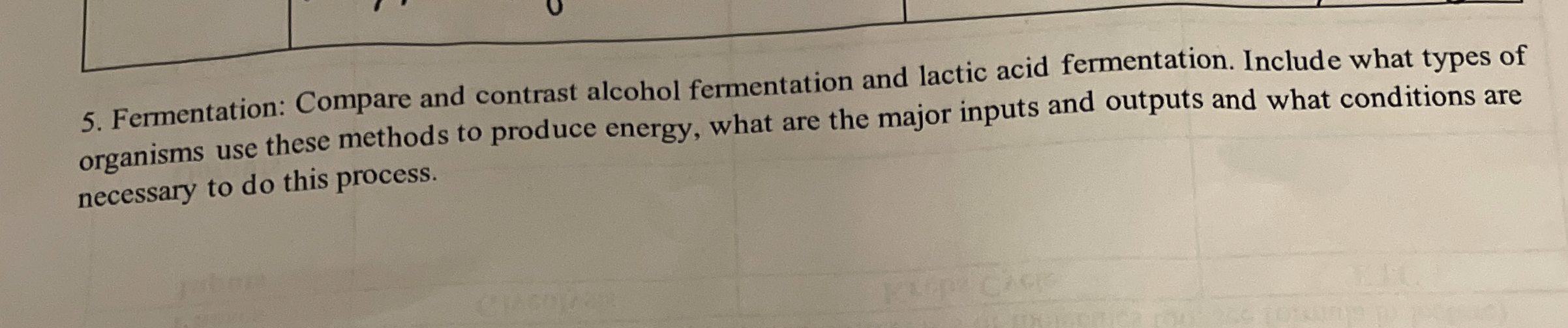 Solved Fermentation Compare and contrast alcohol