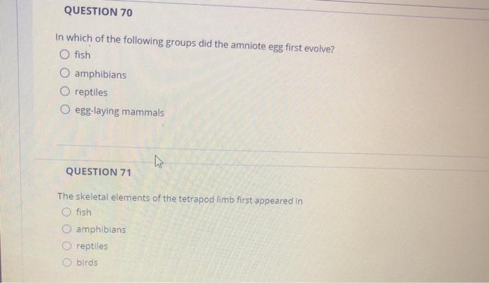Solved QUESTION 70 In Which Of The Following Groups Did T...
