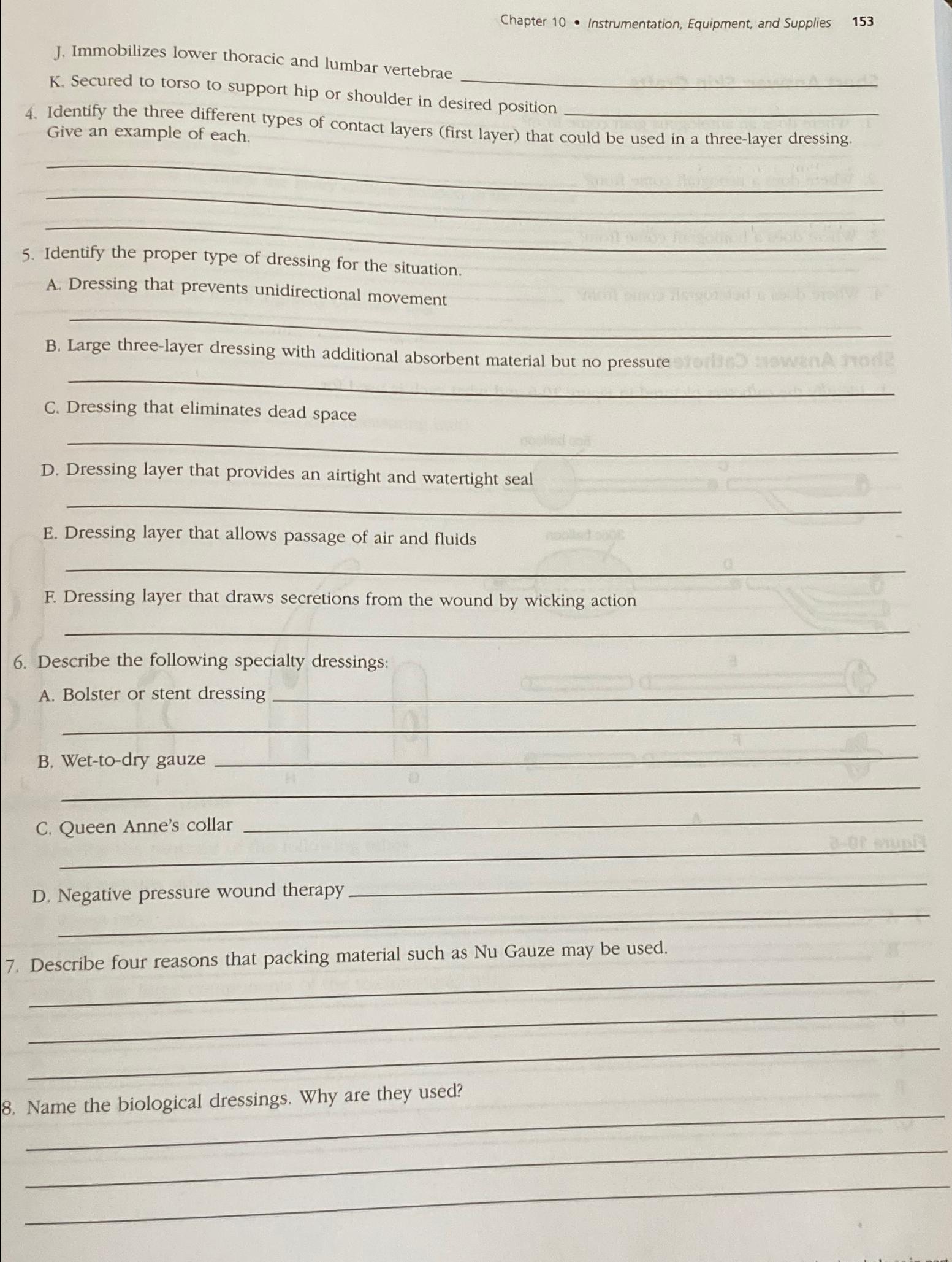 Solved Chapter 10 ﻿Instrumentation, Equipment, and