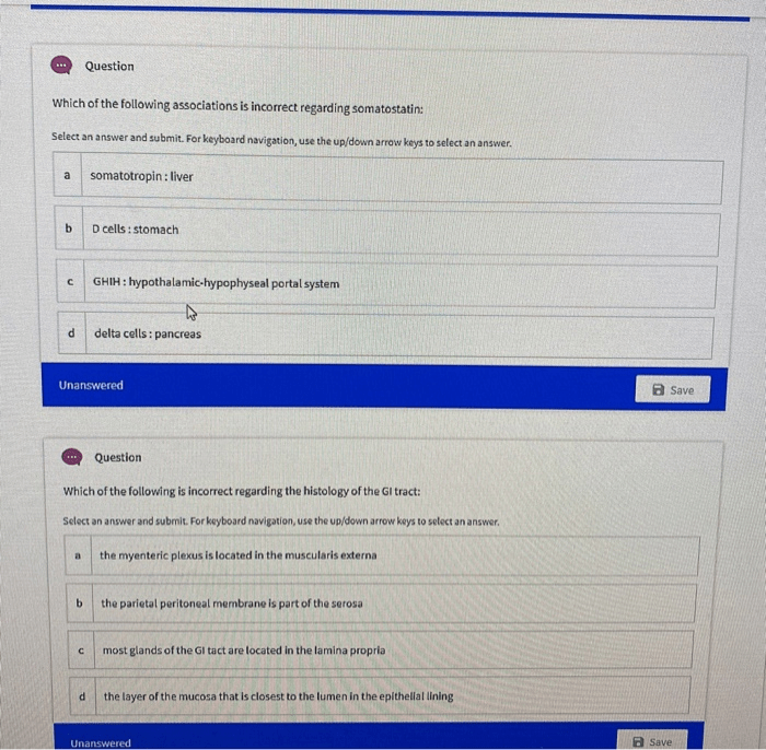 Solved Question Which Of The Following Associations Is | Chegg.com