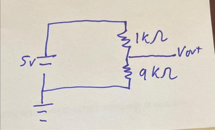 Solved A voltage divider circuit can be implemented using | Chegg.com