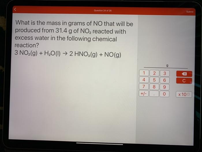 Solved Question 1 Of 26 How Many Oxygen Atoms Are Located...