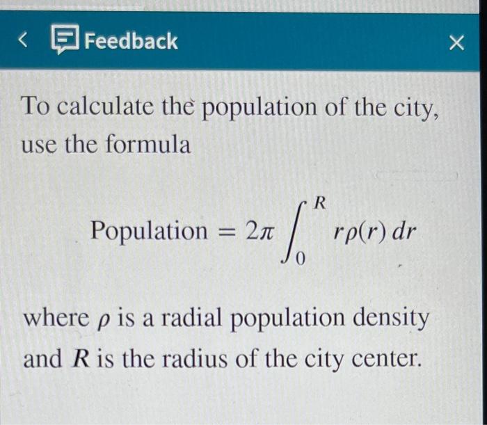 Solved Atte Calculate the population within a 6mile radius