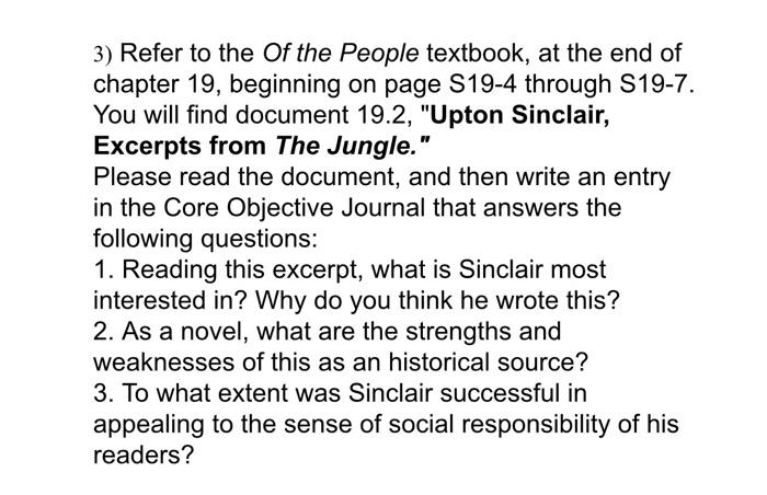 3) Refer To The Of The People Textbook, At The End Of | Chegg.com