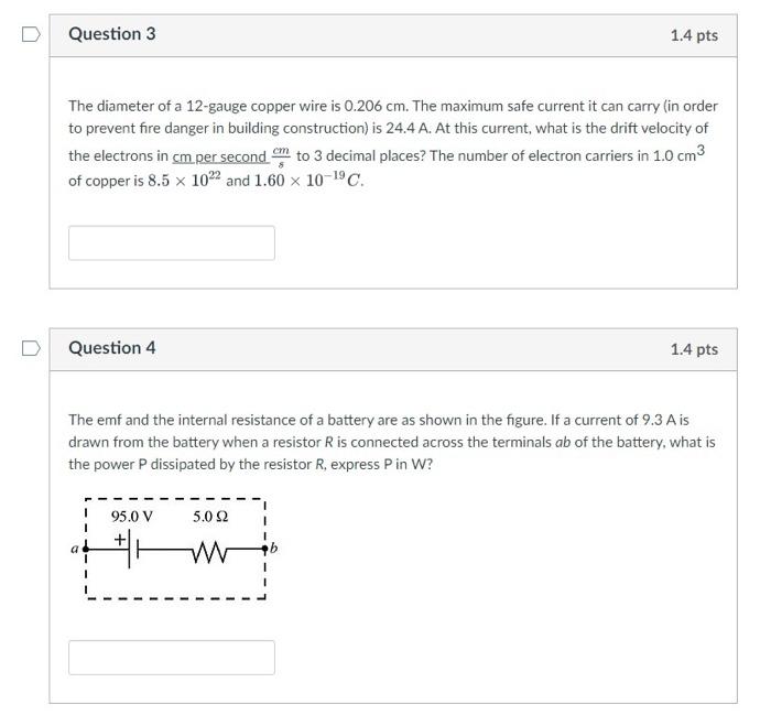 Solved The figure shows a steady electric current passing