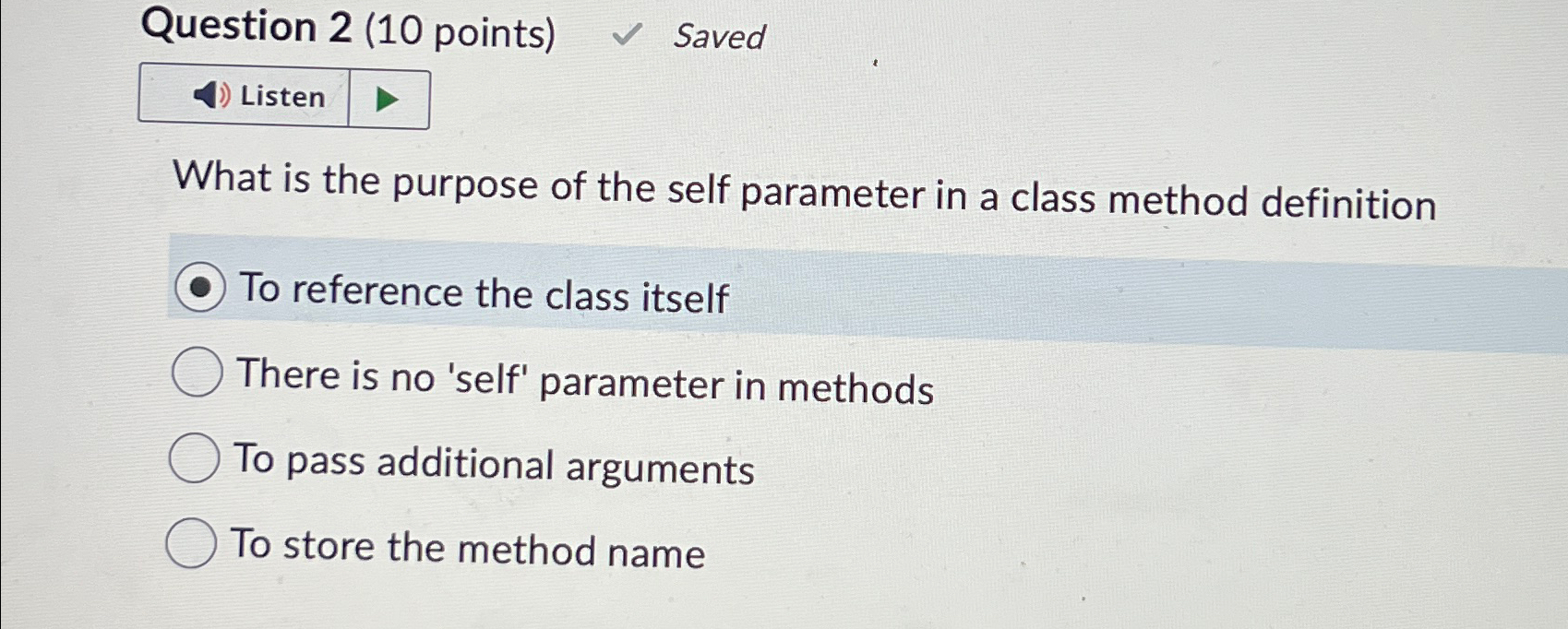 Solved Question 2 (10 ﻿points) ﻿SavedWhat is the purpose of