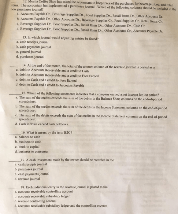 Solved 1. The statement of owner&rsquo;s equity should be prepared 