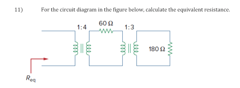 Solved For the circuit diagram in the figure below, | Chegg.com