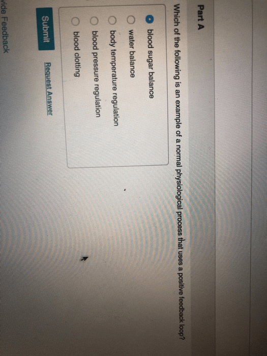 Part A Which of the following is an example of a