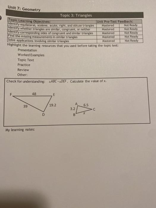 Unit 7 Geometry Test Unit 7 Test Polygons And Quadrilaterals Answers