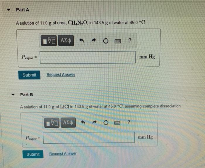 What is the vapor pressure (in mm Hg) of the