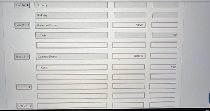 Solved The following selected transactions occurred during | Chegg.com
