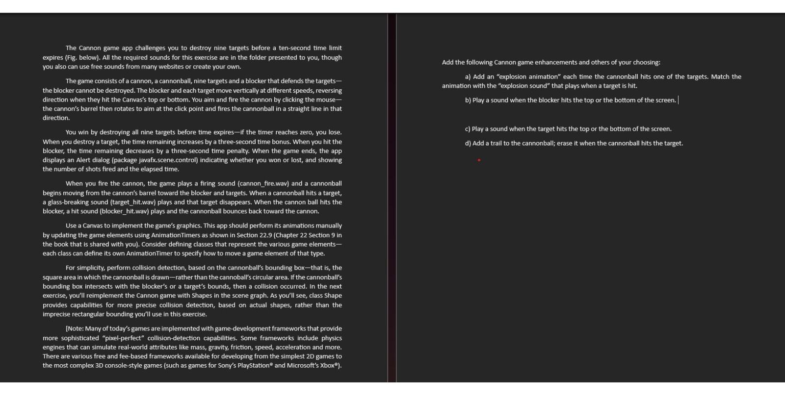 Solved The Cannon game app challenges you to destroy nine
