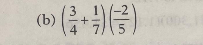 Solved ) (b) 3 + 4 5 | Chegg.com