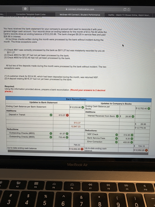 Rrection Template Exam 2 X...