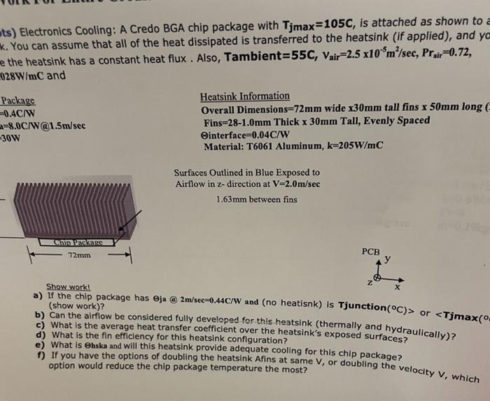 ts) Electronics Cooling A Credo BGA chip package