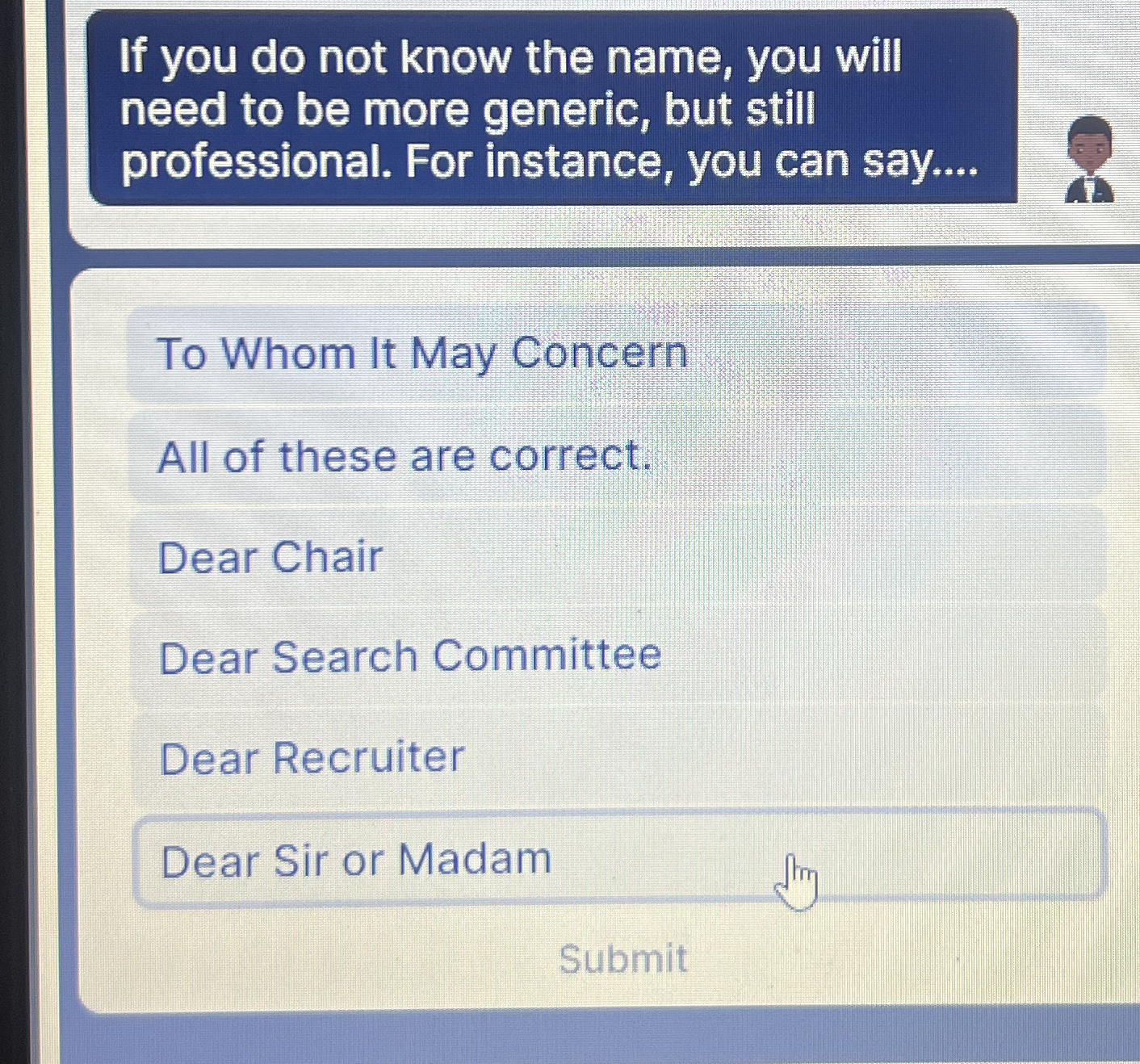 Solved If you do not know the name, you will need to be more