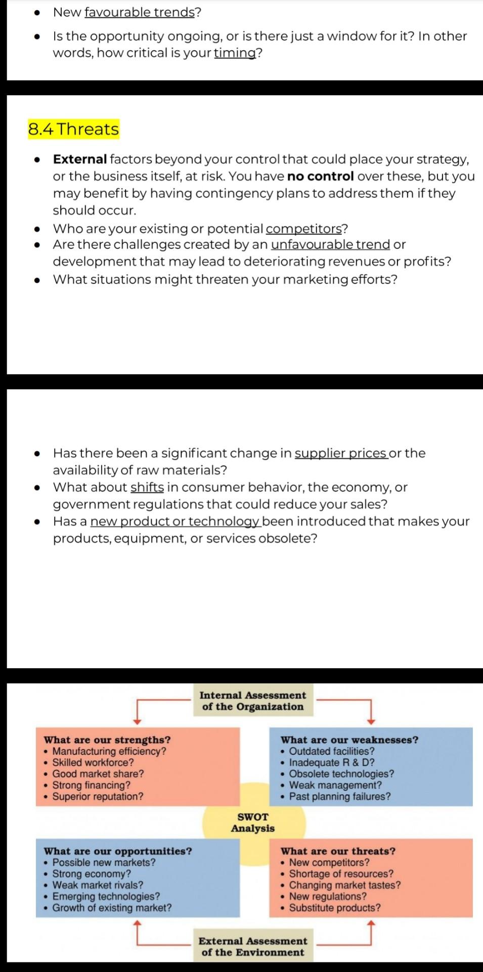 Solved SWOT analysis for menstural cup for period follow the