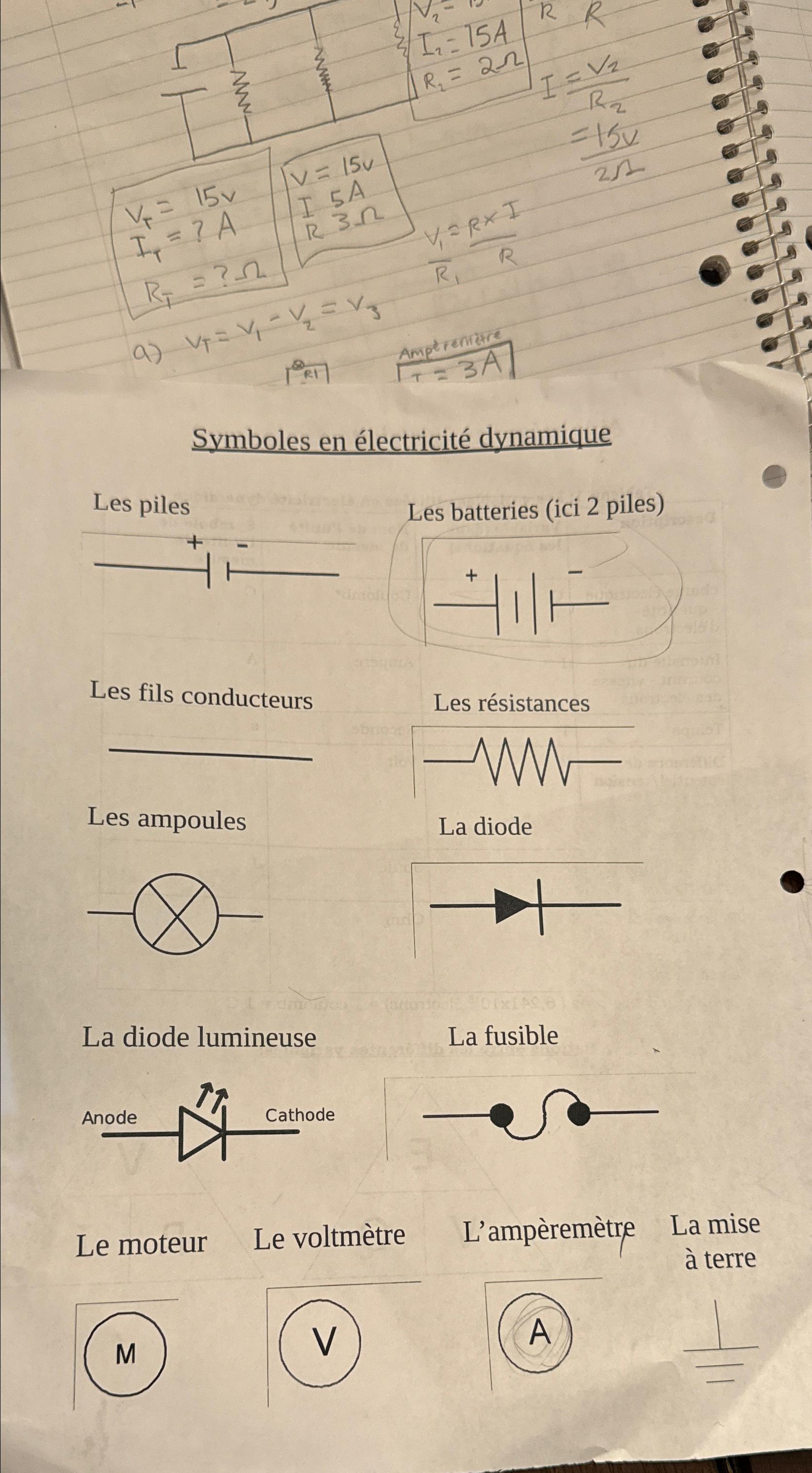 Solved Draw a diagram of a circuit having an ampmeter, 2 | Chegg.com