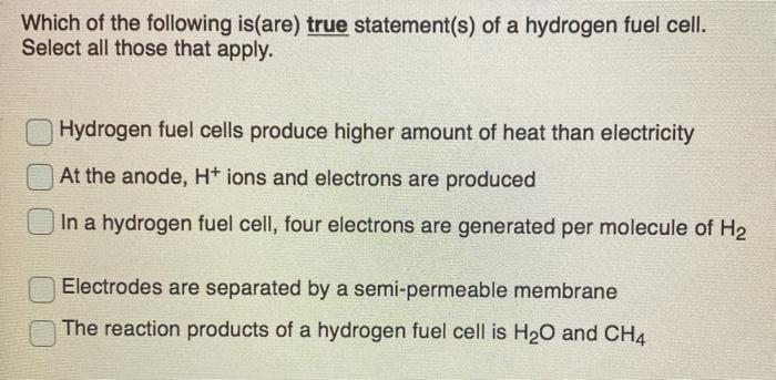 Solved Which Of The Following Is(Are) True Statement(S) Of A | Chegg.com