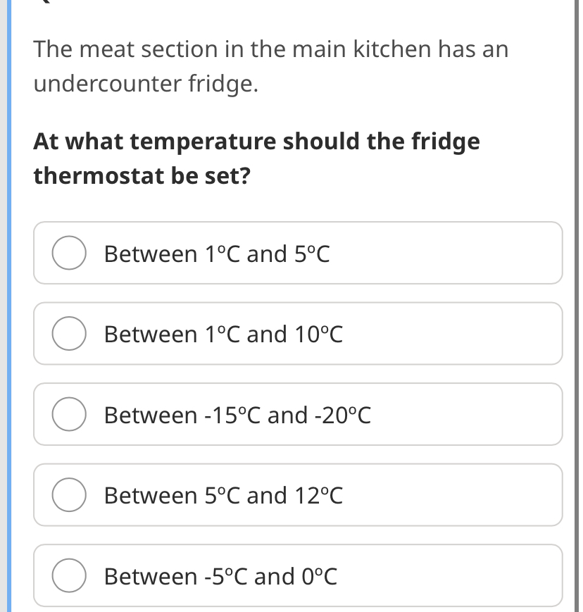 Solved The meat section in the main kitchen has an