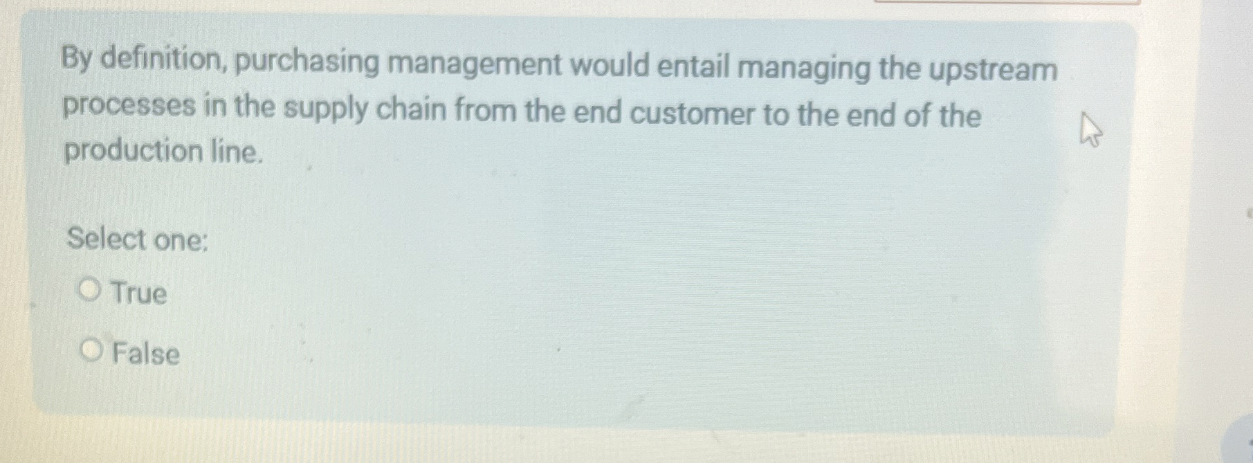 Solved By definition, purchasing management would entail