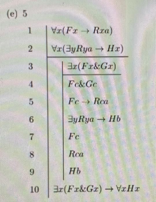Solved provide a justification (both rule and line numbers) | Chegg.com