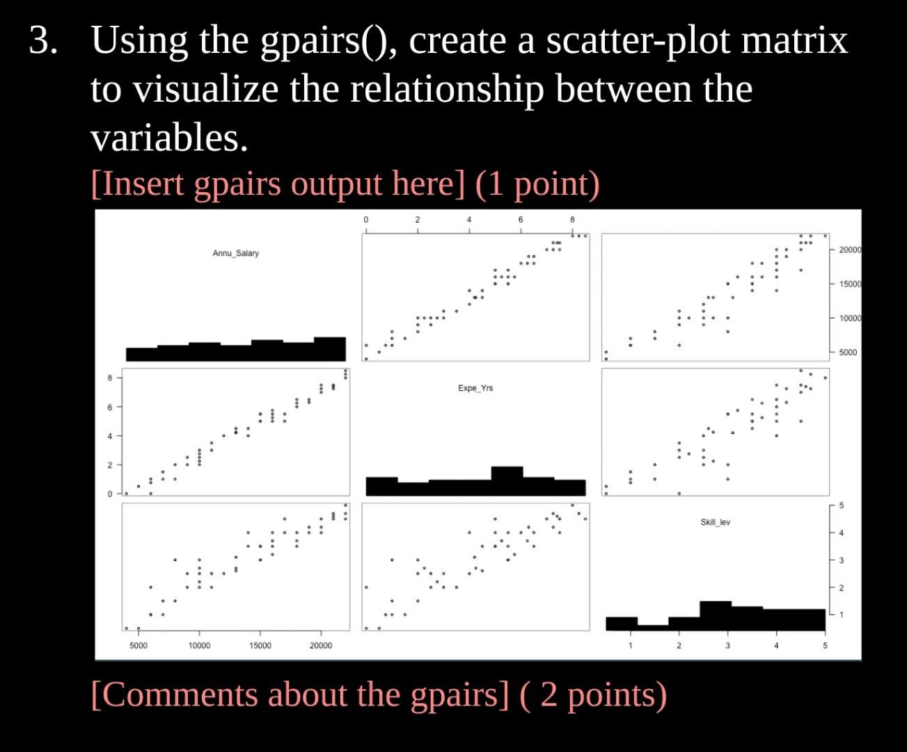 1. Using the head() and tail() function, check the