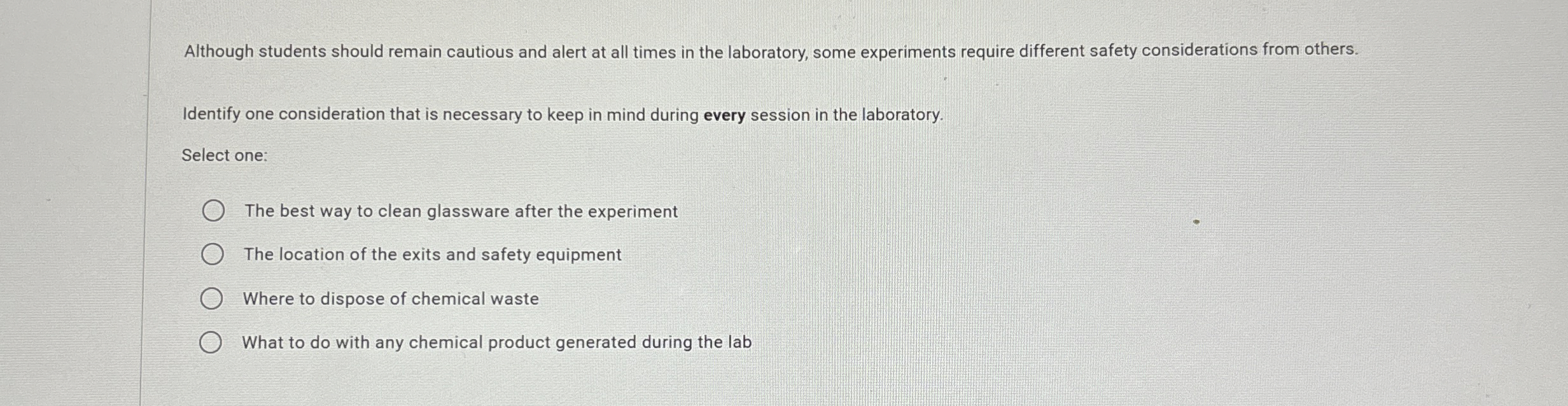 Solved Although students should remain cautious and alert at