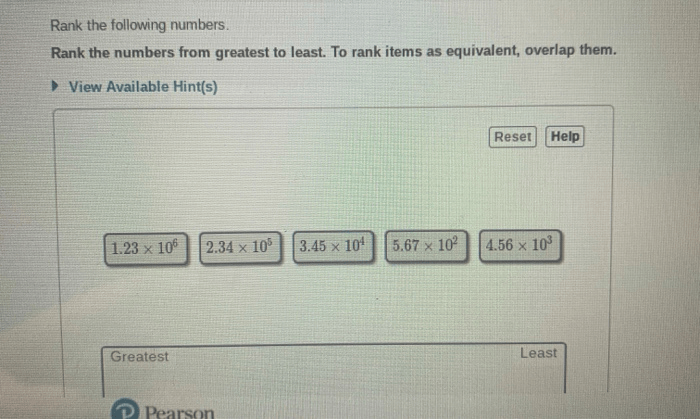 Solved Part A Type The Number 1340000 In Scientific Notat...