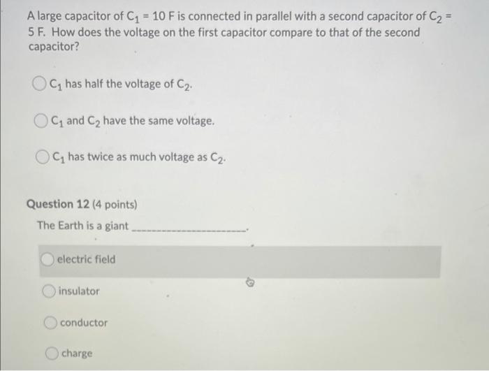 Question 7 (4 points) Which one of the following