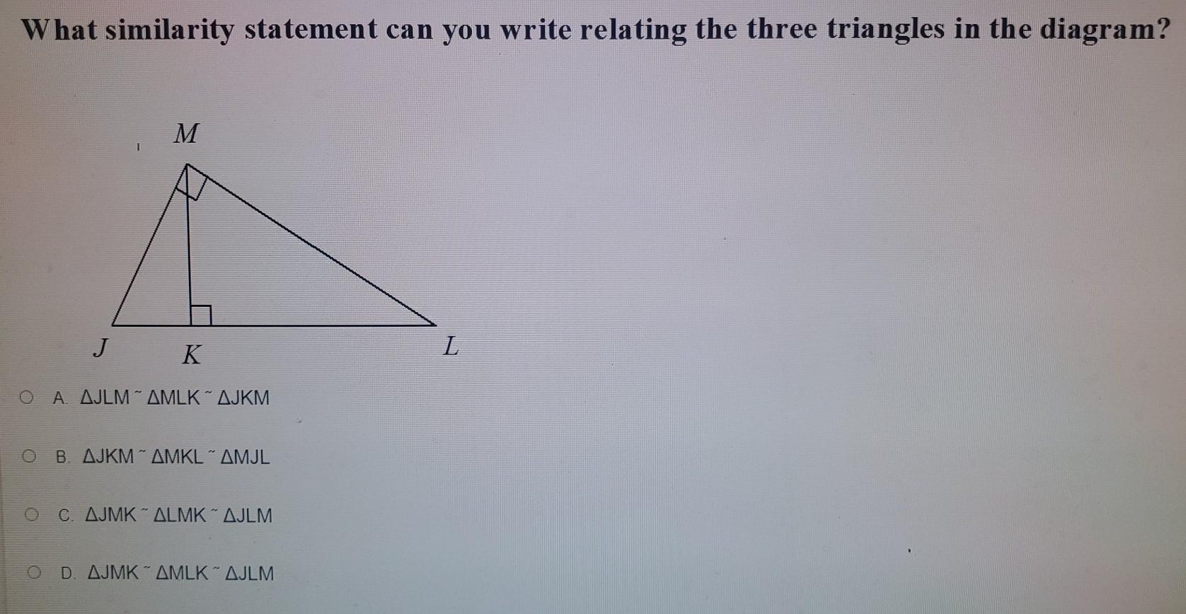 Solved What Similarity Statement Can You Write Relating The | Chegg.com