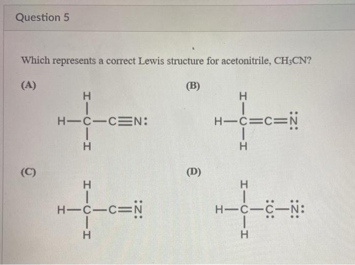 Solved Which Has A Formal Charge Of Zero On Each Atom? (A) | Chegg.com