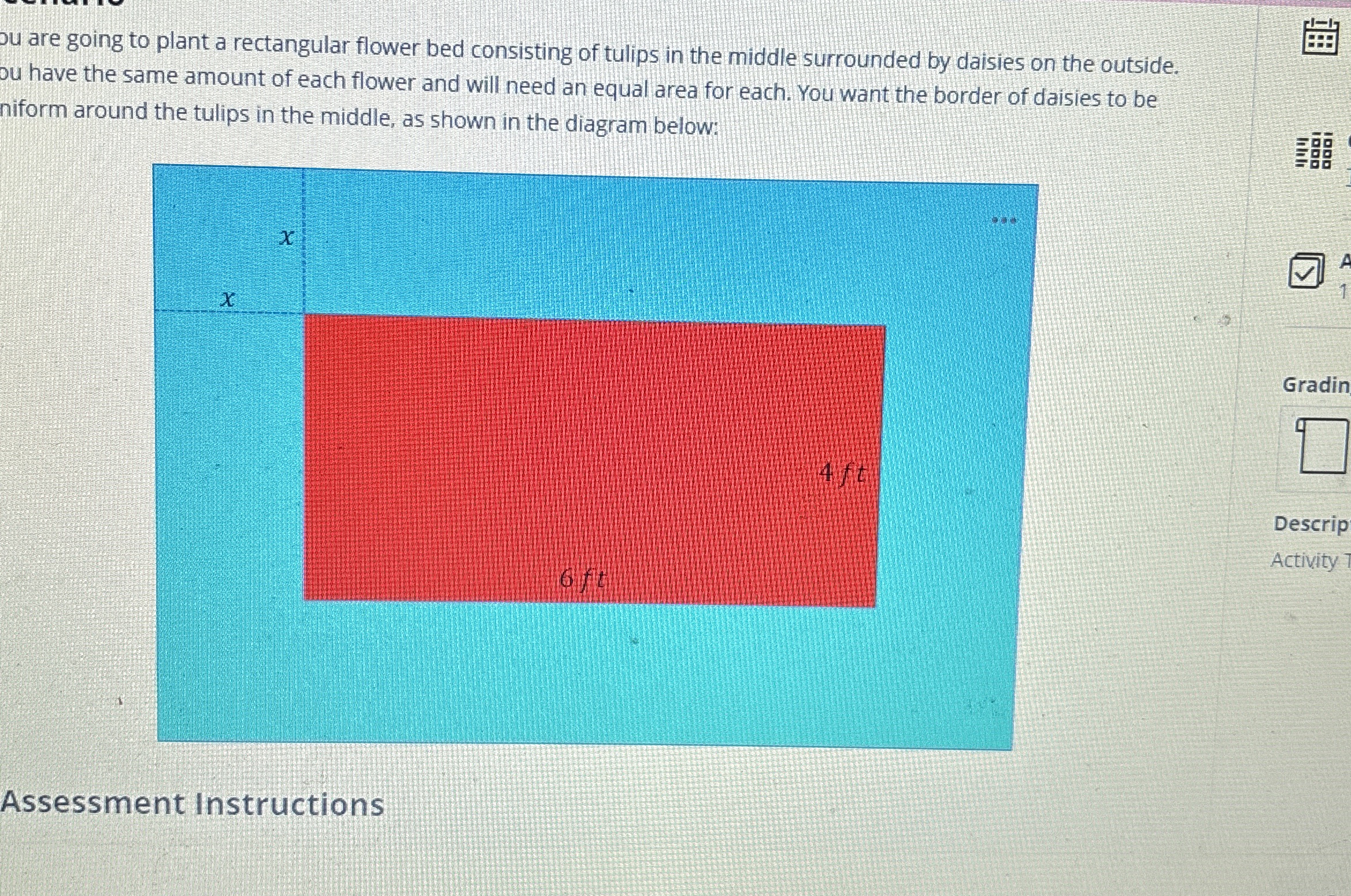 Solved Youre going to plant a rectangular flower bed