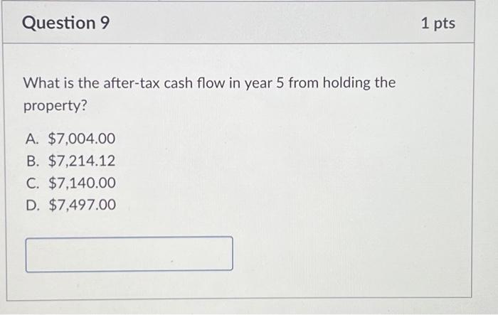 Solved What is the after-tax cash flow in year 5 from | Chegg.com