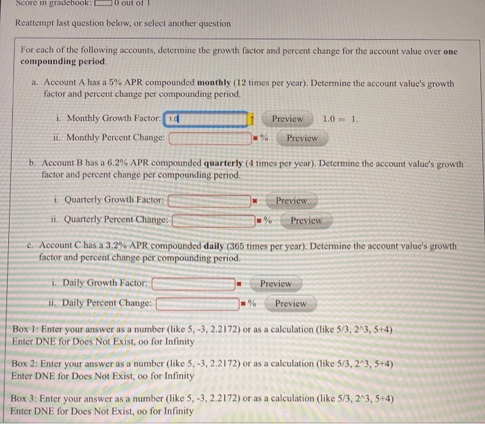 Solved Score In Gradebook: Out Of 1 Reattempt Last Question | Chegg.com