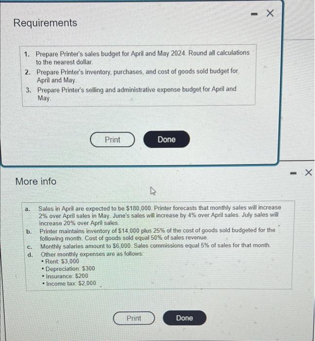 Solved Printer Office Supply's March 31, 2024, balance sheet