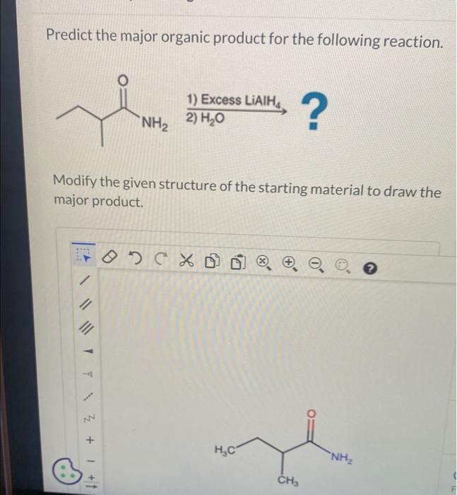 Solved Predict the major organic product for the following